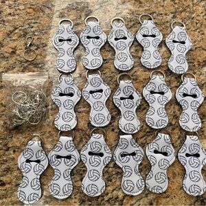 16 Volleyball Theme Chapstick/Lipstick Holders